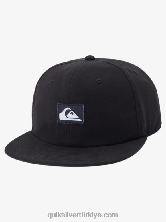 Quiksilver erkekler gümüş dolar snapback şapka 226FP1665 siyah