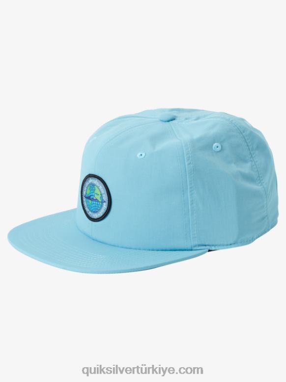 Quiksilver erkekler hidro akıllı snapback şapka 226FP1700 delphinium mavisi