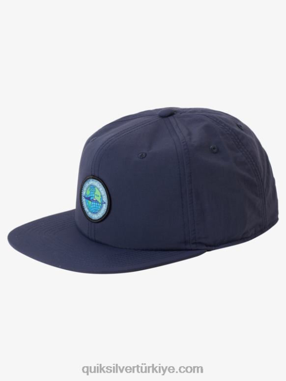 Quiksilver erkekler hidro akıllı snapback şapka 226FP1701 donanma blazer