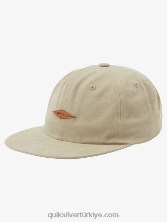 Quiksilver erkekler kayıp sahil beyzbol şapkası 226FP470 zeytin grisi