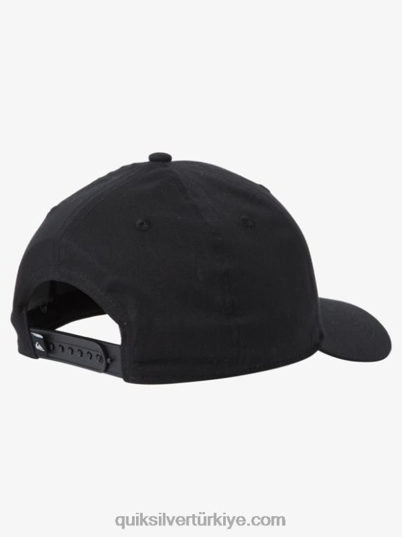 Quiksilver erkekler onlarca yıllık çıtçıtlı şapka 226FP1080 siyah