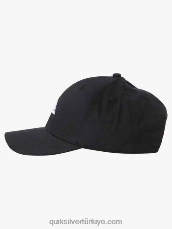 Quiksilver erkekler onlarca yıllık çıtçıtlı şapka 226FP1080 siyah