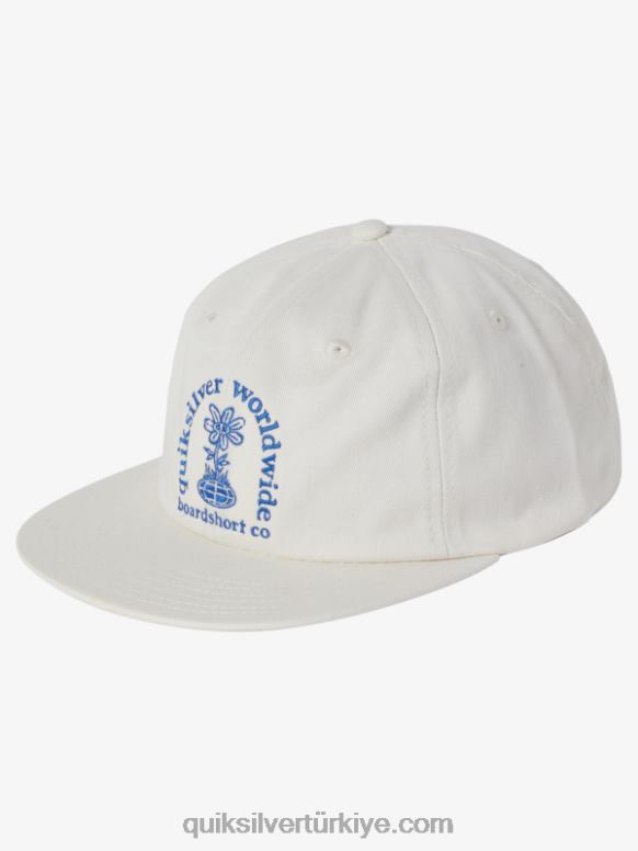 Quiksilver erkekler servet çıtçıtlı şapka 226FP549 beyaz