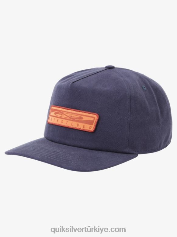 Quiksilver erkekler tekerlekli snapback şapka 226FP694 donanma blazer