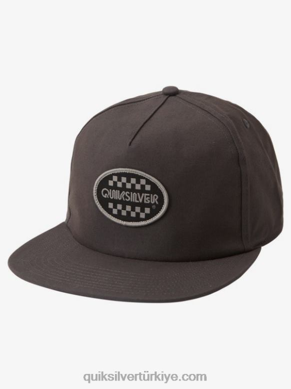 Quiksilver erkekler yama arkadaşı snapback şapka 226FP1693 asfalt