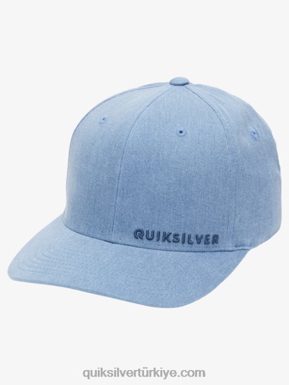Quiksilver erkekler yan yana flexfit şapka 226FP1654 donanma blazer