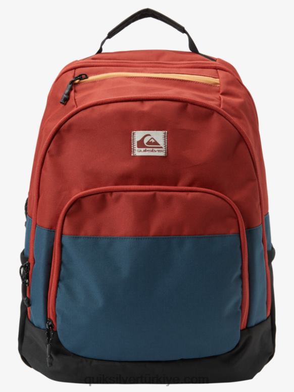 Quiksilver erkekler 1969 özel 28 l sırt çantası 226FP710 kırmızı hardal