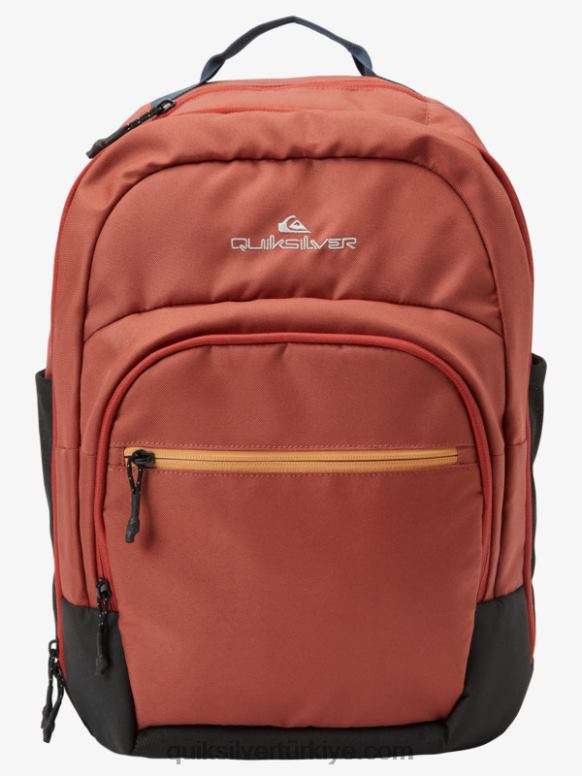 Quiksilver erkekler okul soğutucusu 30l sırt çantası 226FP375 kırmızı hardal