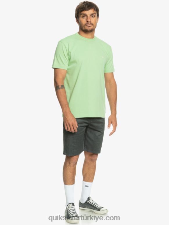 Quiksilver erkekler casual union streç chino 20 şort 226FP855 koyu gri meşe