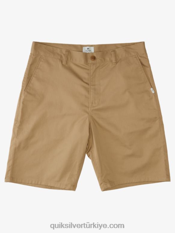 Quiksilver erkekler crest chino 21 şort 226FP1275 plaj