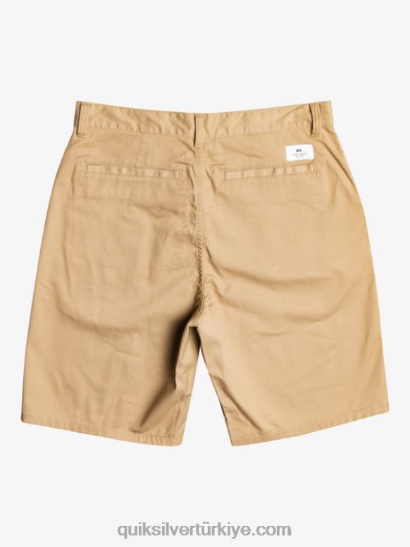 Quiksilver erkekler crest chino 21 şort 226FP1275 plaj
