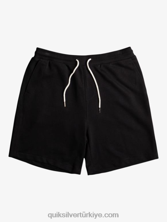 Quiksilver erkekler essentials 19 organik eşofman altı 226FP1660 siyah