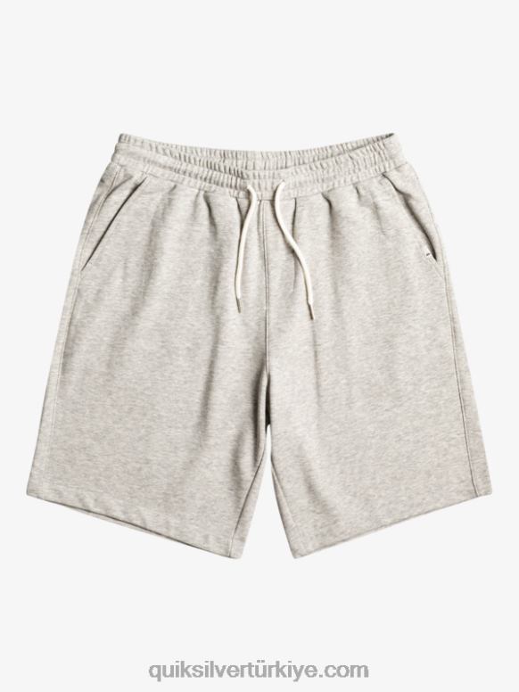 Quiksilver erkekler essentials eşofman şortu 226FP1272 açık gri funda