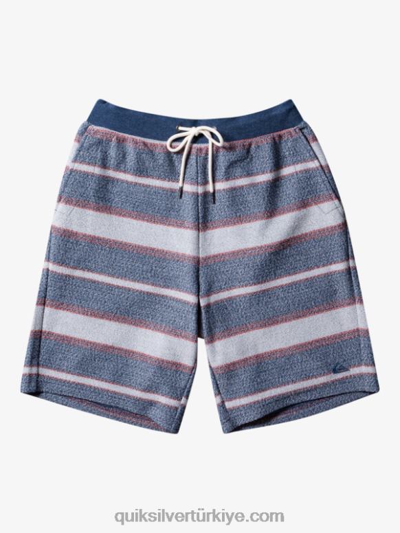 Quiksilver erkekler harika otway eşofman şortu 226FP326 gece yarısı donanması büyük otway