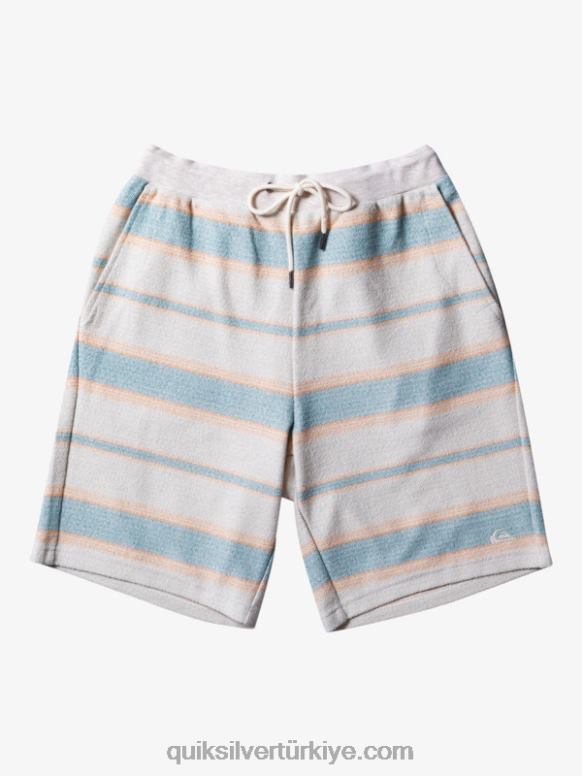 Quiksilver erkekler harika otway eşofman şortu 226FP328 kamera hücresi mavisi harika otway