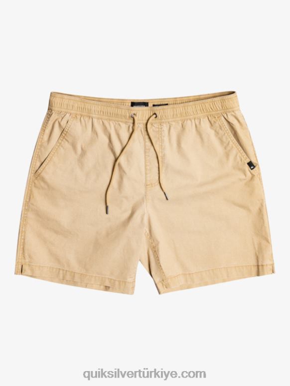 Quiksilver erkekler vergi 17 elastik belli şort 226FP1376 plaj