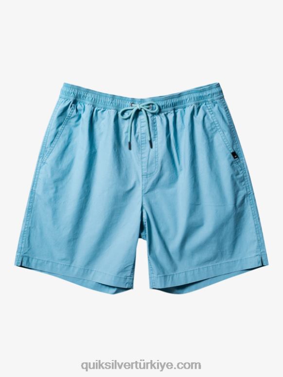 Quiksilver erkekler vergi mükellefi elastik şort 226FP319 kameo mavisi