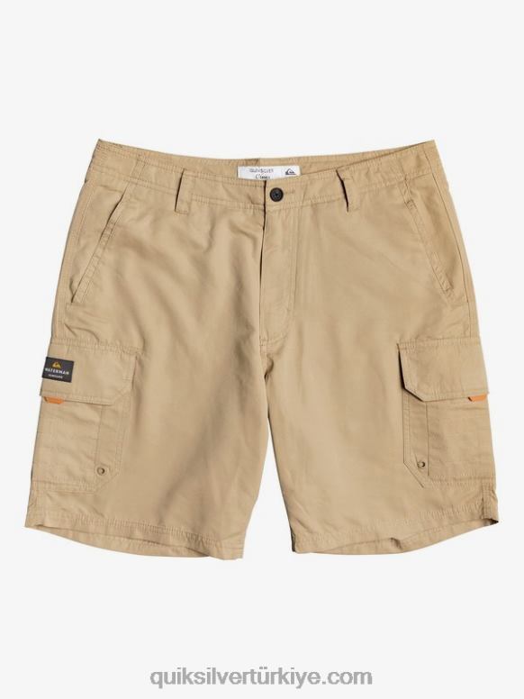 Quiksilver erkekler waterman maldive 20 kargo şortu 226FP1729 tütsü