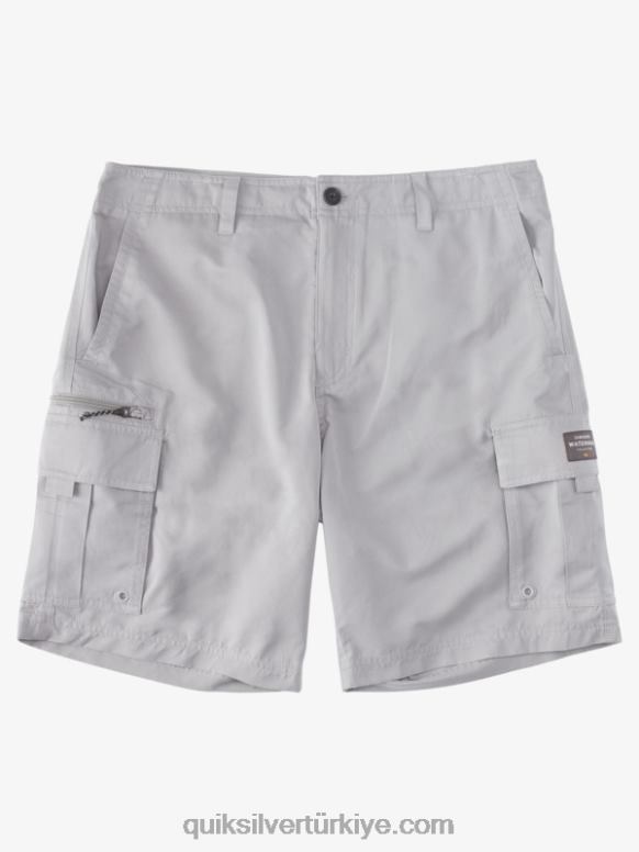 Quiksilver erkekler waterman maldive atoll kargo 20 şort 226FP788 köpekbalığı derisi