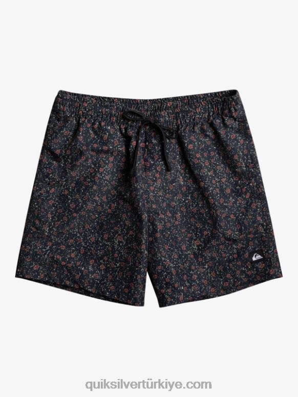 Quiksilver erkekler 17 voleybolu yeniden karıştırın 226FP358 asfalt