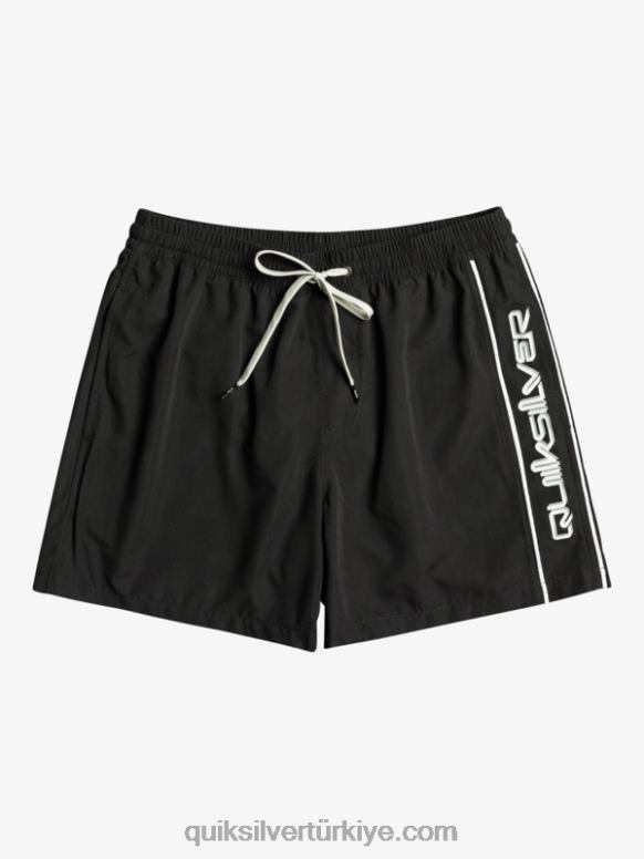 Quiksilver erkekler günlük dikey 16 yaylım ateşi 226FP698 siyah