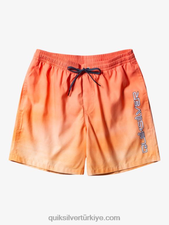 Quiksilver erkekler günlük esinti 17 yaylım ateşi 226FP721 bakır bronzluğu