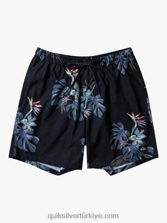 Quiksilver erkekler günlük mix 17 voleybol 226FP681 siyah