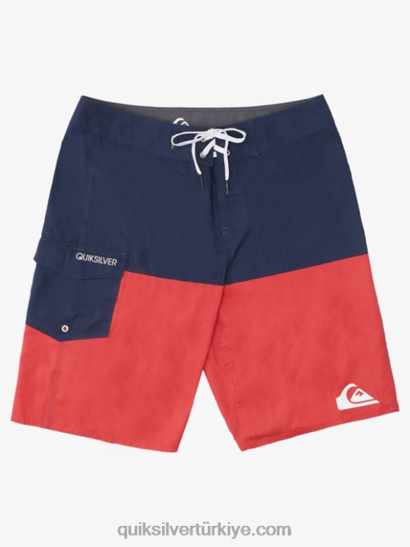 Quiksilver erkekler her gün 21 sörf şortu 226FP1539 lacivert blazer amazon 21 yarım
