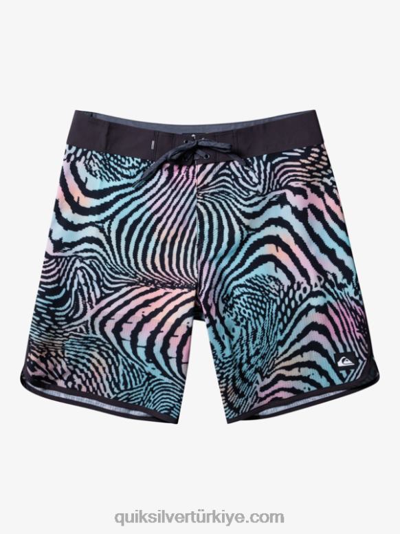 Quiksilver erkekler highlite tarak 19 sörf şortu 226FP28 asfalt