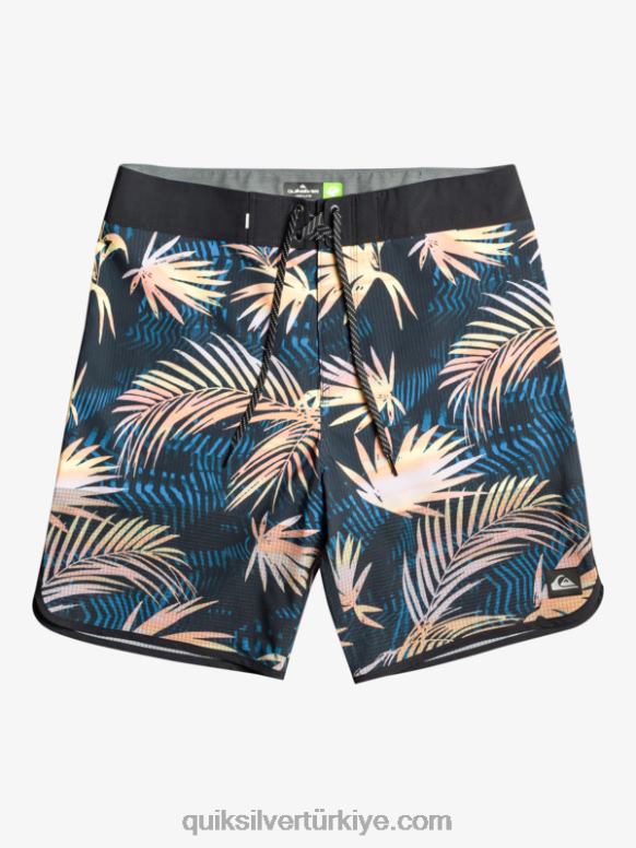 Quiksilver erkekler highlite tarak 19 sörf şortu 226FP31 siyah