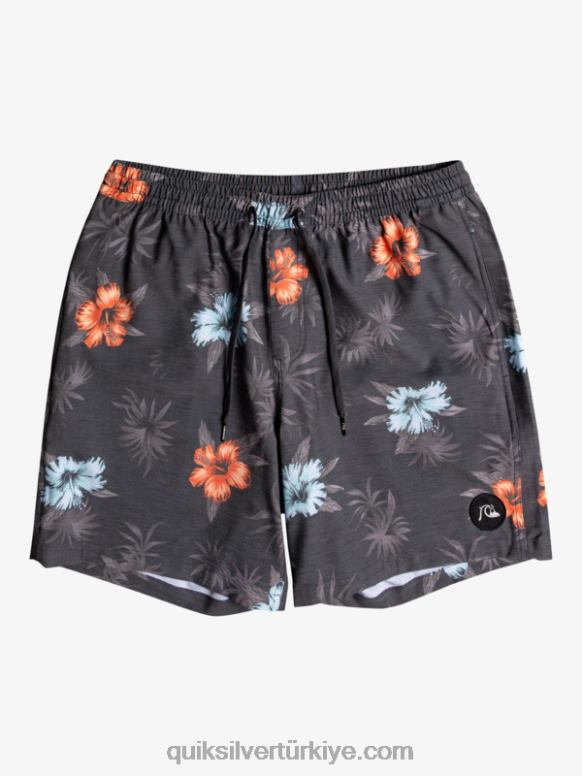Quiksilver erkekler karışık adet 17 yaylım ateşi 226FP1778 siyah