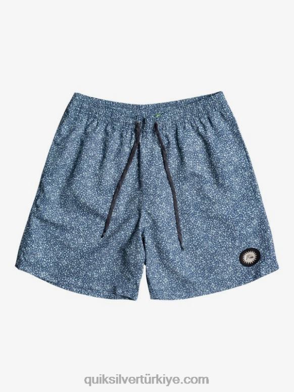 Quiksilver erkekler mini gezi 17 yaylım ateşi 226FP1530 Mavi ışık