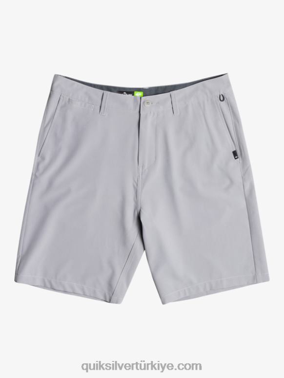 Quiksilver erkekler okyanus birliği amfibi 20 hibrit şort 226FP137 sulu kar