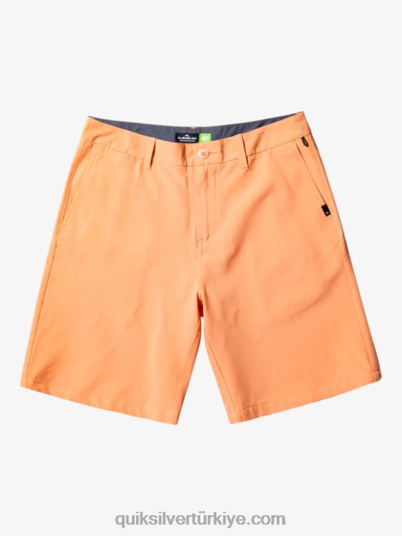 Quiksilver erkekler okyanus birliği amfibi 20 hibrit şort 226FP143 bakır bronzluğu