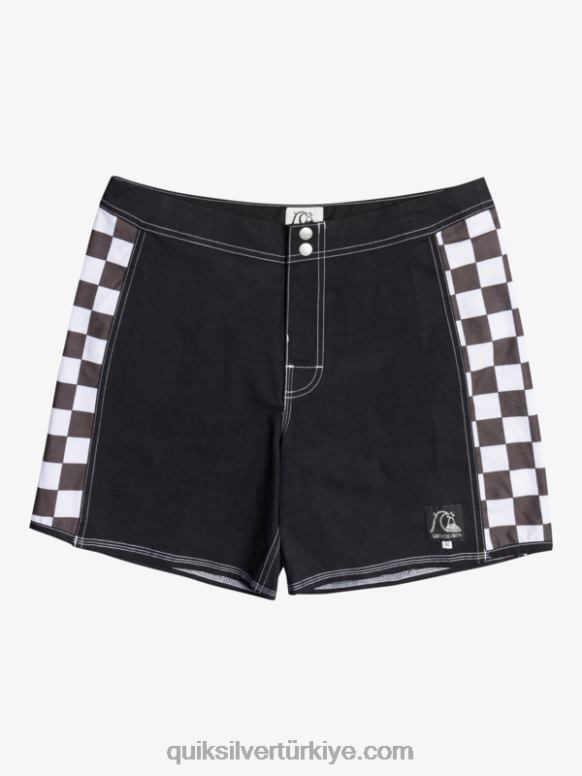 Quiksilver erkekler orijinal arch 16 sörf şortu 226FP1780 siyah