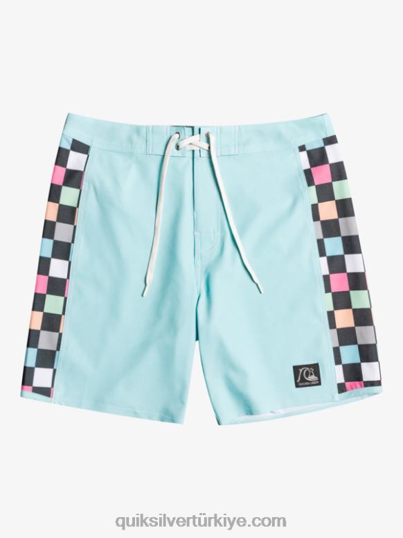 Quiksilver erkekler orijinal arch 18 sörf şortu 226FP1731 melek mavisi