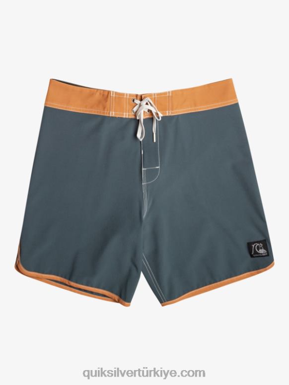 Quiksilver erkekler orijinal tarak 18 sörf şortu 226FP89 karanlık sayfa