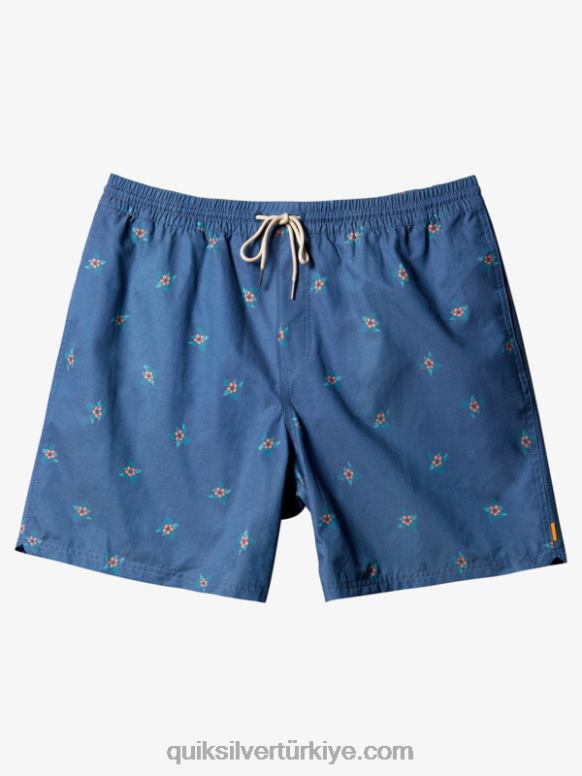 Quiksilver erkekler su adamı küçük pedallar 17 yaylım ateşi 226FP395 ensign mavi küçük pedallar v