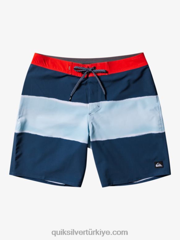 Quiksilver erkekler surfsilk air brush 19 sörf şortu 226FP645 Gece yarısı donanması