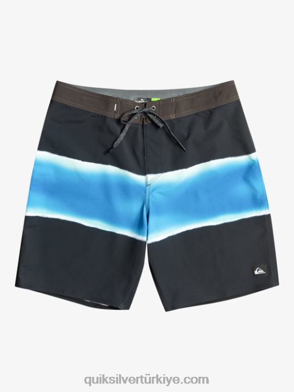 Quiksilver erkekler surfsilk air brush 19 sörf şortu 226FP647 siyah