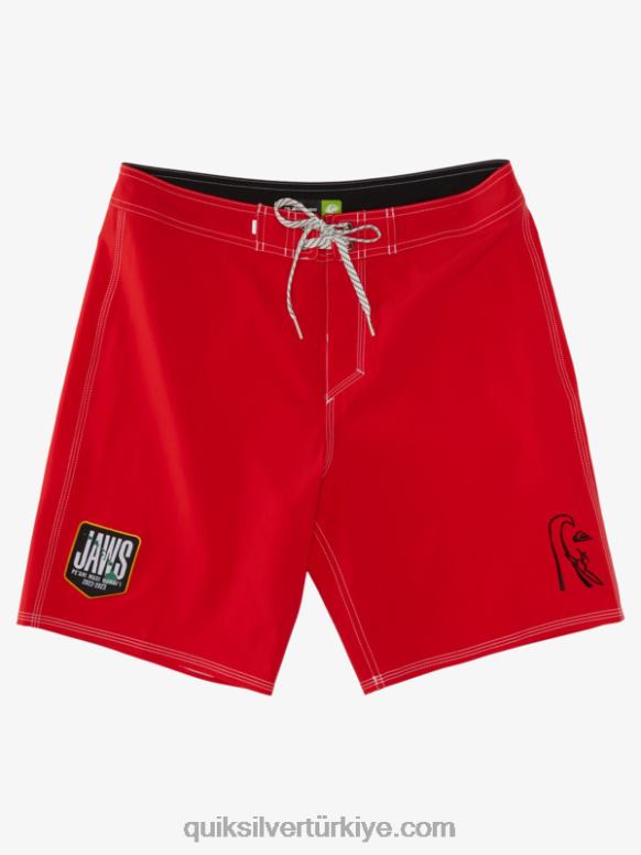 Quiksilver erkekler surfsilk çeneleri 19 sörf şortu 226FP1125 yüksek riskli kırmızı
