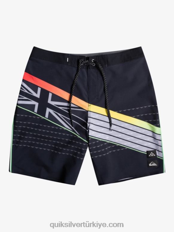 Quiksilver erkekler surfsilk hawaii core 20 sörf şortu 226FP1887 siyah