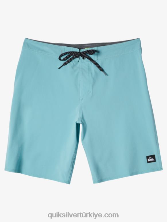 Quiksilver erkekler surfsilk kaimana 20 performans sörf şortu 226FP79 kameo mavisi