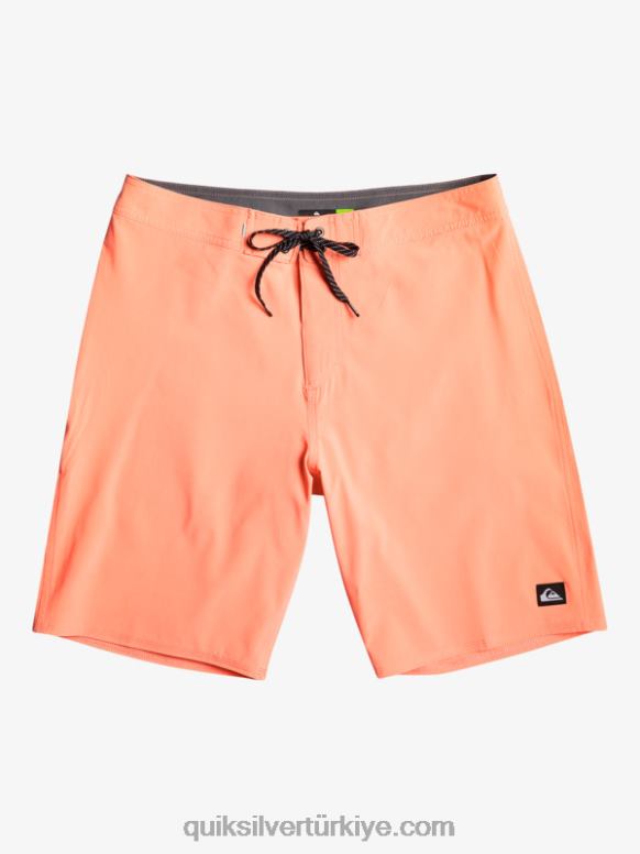 Quiksilver erkekler surfsilk kaimana 20 performans sörf şortu 226FP81 taze somon