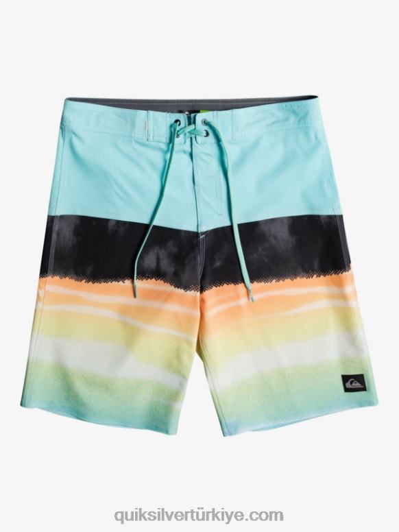 Quiksilver erkekler surfsilk panel 20 sörf şortu 226FP1463 melek mavisi
