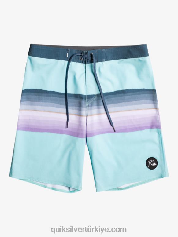 Quiksilver erkekler surfsilk resin tint 19 sörf şortu 226FP1438 melek mavisi