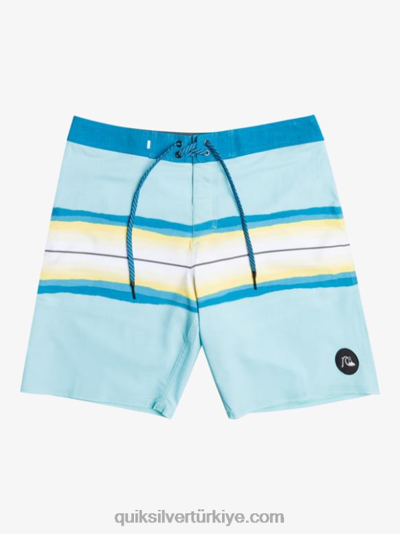 Quiksilver erkekler surfsilk resin tint 19 sörf şortu 226FP1448 melek mavisi