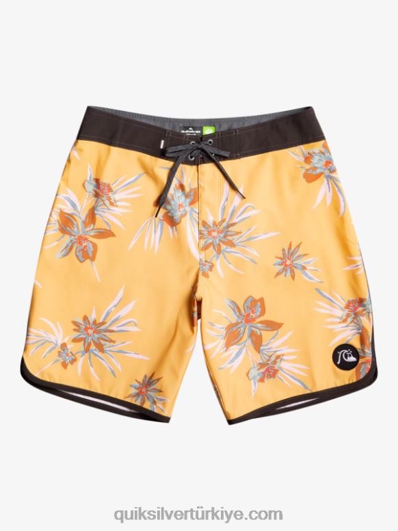 Quiksilver erkekler surfsilk tarak 19 sörf şortu 226FP1491 okra