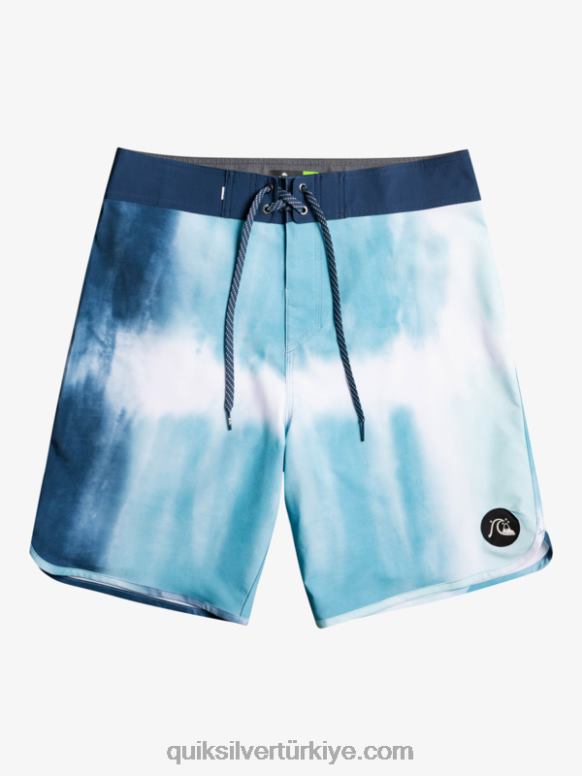 Quiksilver erkekler surfsilk tarak 19 sörf şortu 226FP1494 delf mavisi