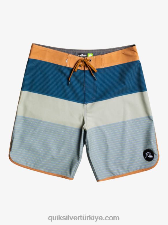 Quiksilver erkekler surfsilk tijuana 19 sörf şortu 226FP1400 esmer şeker